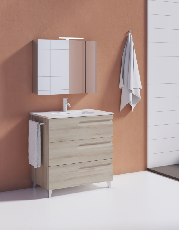 Mueble Vitale  P. 60 acabado Drift Wood - 91023