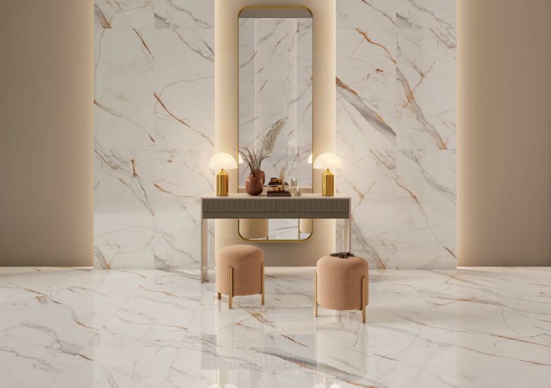 Calacatta Gold Pulido White 60X120 - KCALAC11ZIA
