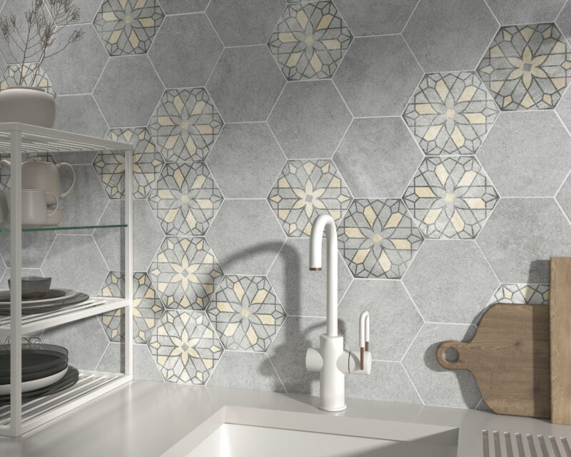 Azulejo Hexa Parker 15X17 cm - M608969