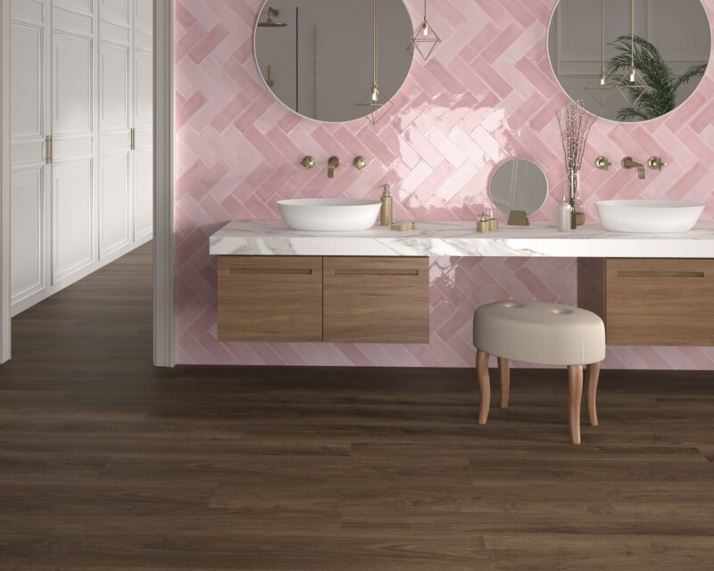 Multinogal Oscuro SPC Click&Floor – Vinilo Imitación Madera