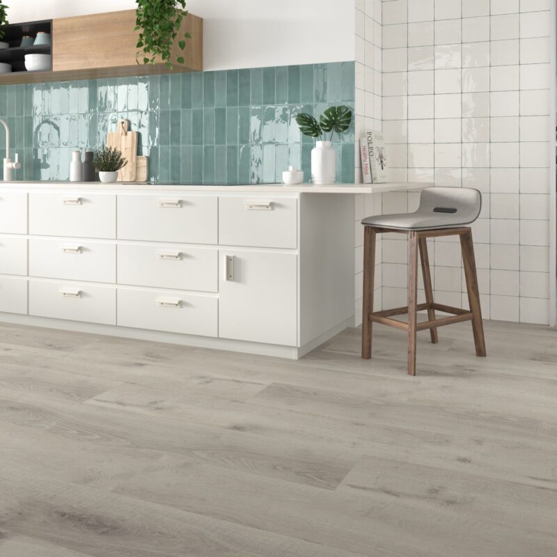 Sierra Gris SPC Click&Floor – Vinilo Rústico Imitación Madera 22.5X153.2 cm
