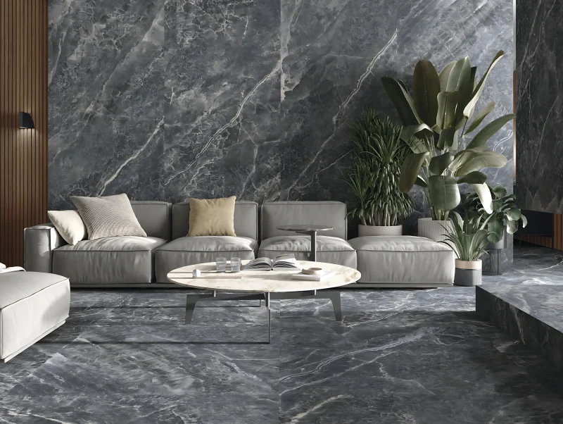 Revestimiento porcelánico Electra Black Natural 60x120 cm