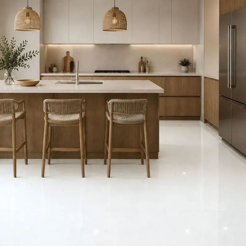 60×60 Piso Super White Brillante